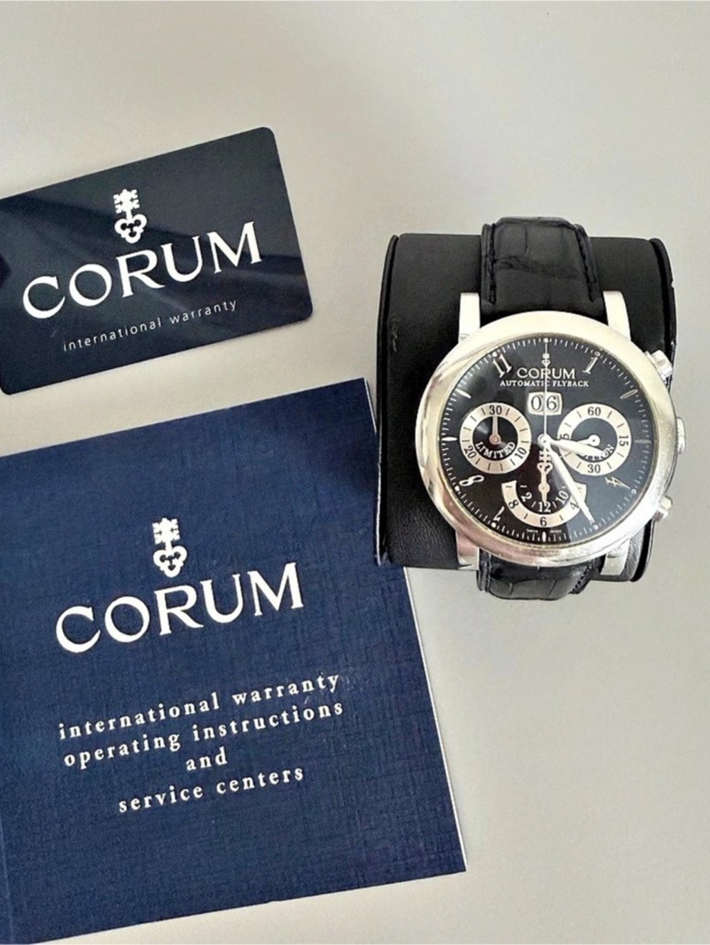 CORUM Men’s Classical Chrono Flyback Grande Date 43mm Limited Edition - Picture 2 of 8